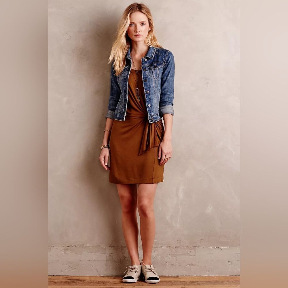 Pilcro and the Letterpress Classic Denim Jacket S Moto Lagenlook Coastal Cowgirl